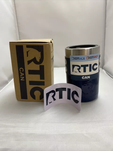 RTIC Craft Can Koozie 16 oz., Stainless Steel Double Wall Vacuum, Navy