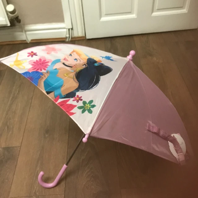 Ombrello Bambini Disney Princess Nuovo Con Etichette