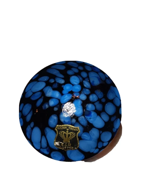 Bo Borgstrom Åseda Ebeling Reuss Sweden Hand Blown Glass Mushroom-3.0 inch Bo Borgstrom Åseda Ebeling Reuss Sweden Hand Blown Glass Mushroom-3.0 inch