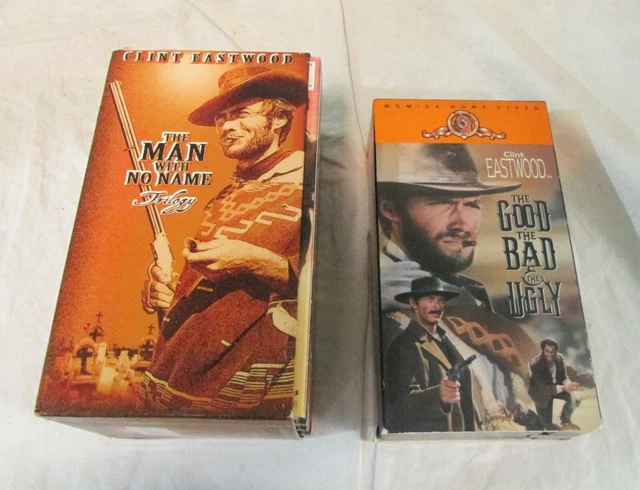 2 VHS TAPE Sets, The Man With No Name Triology & The Good, The Bad ...