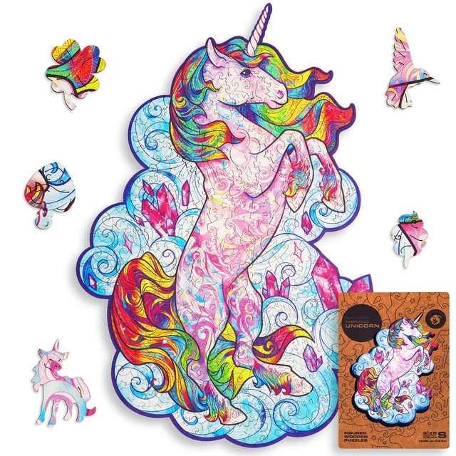 UNIDRAGON Wooden puzzle 18 x 24 cm 103 pieces
