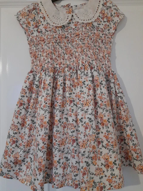 🐣BNWT Beautiful Next Ditsy Floral Smocked Dress ideal for Easter 3-4 years🐣