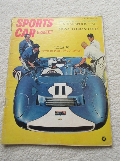 SPORTS CAR GRAPHIC Magazine - May 1965 Issue Vol 5 No 1 $9.75