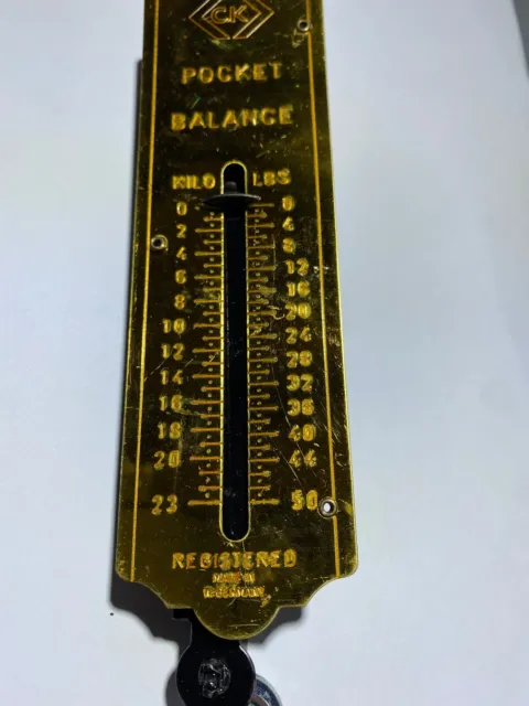 CK TOOLS Pocket Balance Scale 23Kg 50Lb Industrial Agriculture Fishing T6202 050