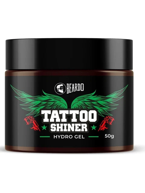 Beardo Tattoo Shiner Hydro Gel/Tatuaje Shiner para Hombre/Tatuaje Brighten & Shine 50 g