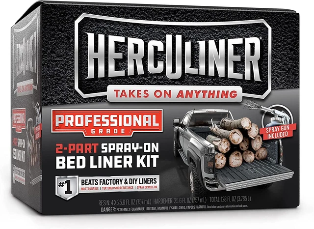 Herculiner Spray On Bed Liner Kit - Professional Grade
