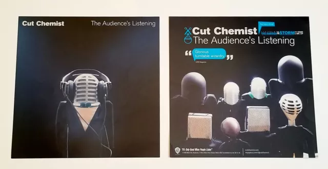 Cut Chemist *The Audience's Listening* Promo Poster 2006 RARE Sound Of Police