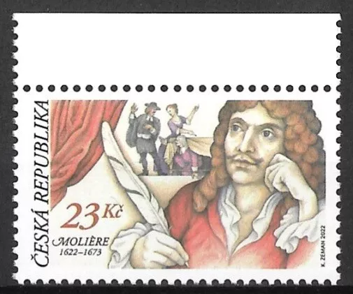 Tschechien Mi.Nr. 1148** (2022) postfrisch/400. Geburtstag von Molière