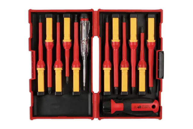 Electrical Hybrid Electrician 1000v VDE Insulated Screwdriver Set 13pce