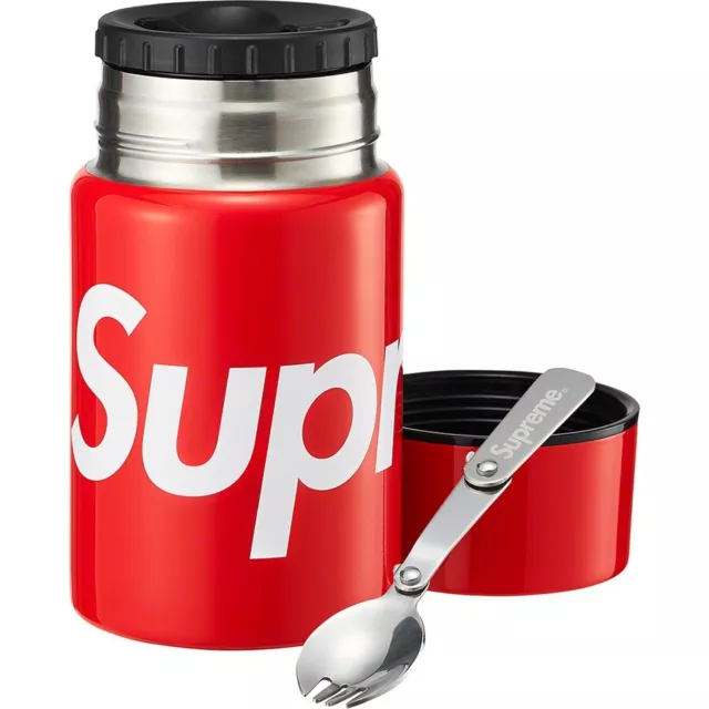 SUPREME / Sigg 0.75L 25Oz Food Jar Thermos Spoon Bottle Red FW21A44