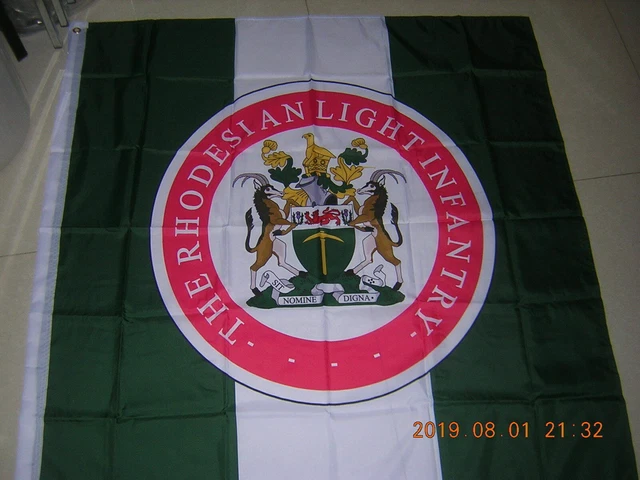 RHODESIA FLAG PRESIDENT Colour for Rhodesian Light Infantry Post UDI ...