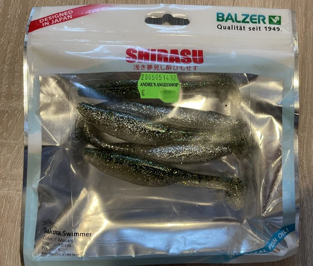 Angeln Raubfisch Hecht Barsch Blinker Kunstköder Konvolut Shirasu Hecht Balzer