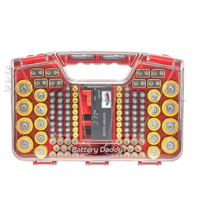 Battery Daddy Battery Organiser Up To 174 Batteries Holds Storage Case AU STOCK