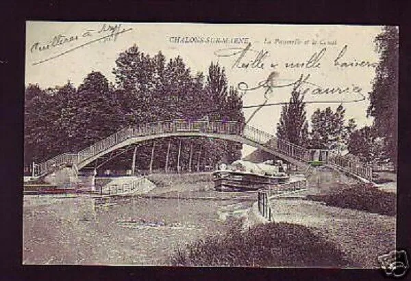 A00028-Cpa 51- Chalon Sur Marne La Walkle Et Le Canal