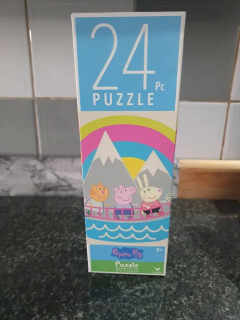 Nuovo con scatola - Peppa Pig - Puzzle 24 pezzi - età 5+ giocattoli per bambini, giochi