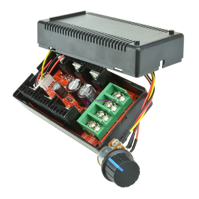 10-50V 40A DC Motor Speed Control PWM HHO RC Controller 12V 24V 48V ...