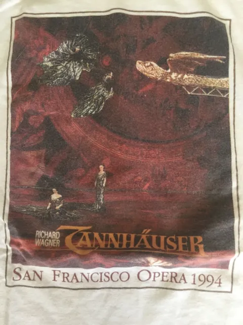 Richard Wagners Tannhäuser 1994 San Francisco Opera T-shirt