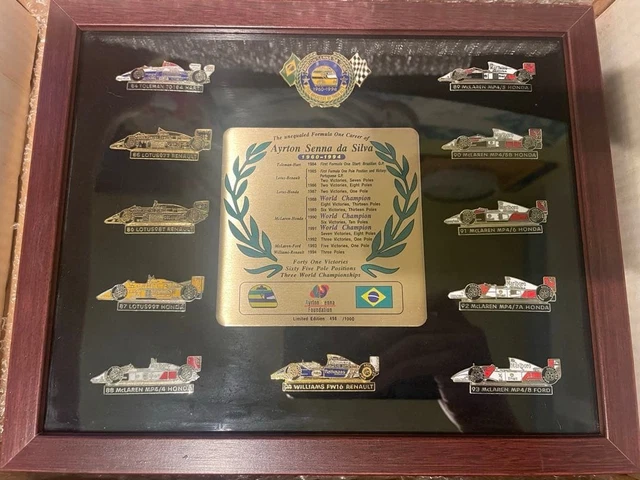 Ayrton Senna Limited Edition Pin Set AYRTON SENNA LIMITED Edition