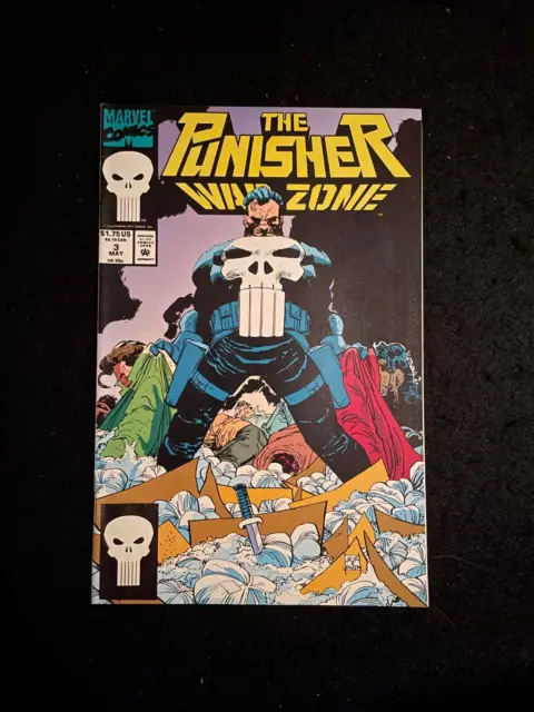 Punisher War Zone #3 John Romita JR. Cover 1992 Marvel Comics HIGH GRADE