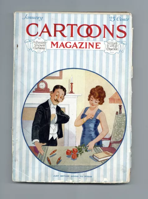 CARTOONS MAGAZINE 1ST Series Vol. 17 #1 VG- 3.5 1920 $77.00 - PicClick
