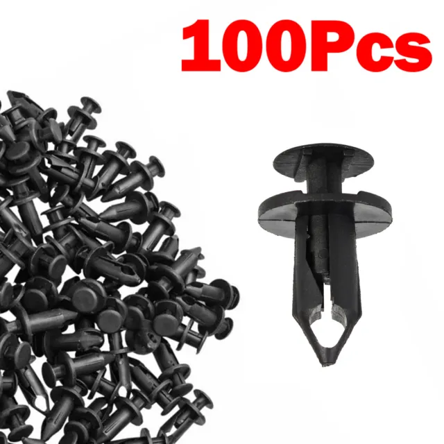 100pcs Clips for 8mm Hole GM Saturn Ford Chrysler Dodge Jeep Plymouth Lincoln