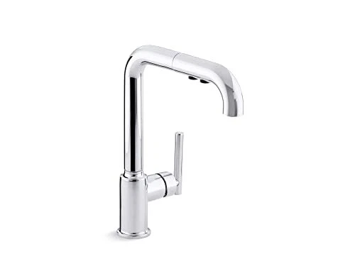 7505-CP Purist Kitchen Sink Faucet, One Size, Polished Chrome