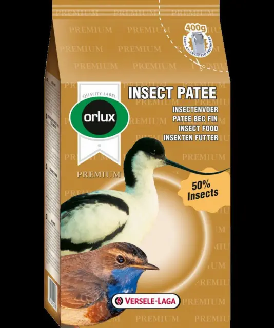 2 Pièce Orlux Insecte Patee Premium, Min. 50% Insectes, 2 X 10 KG