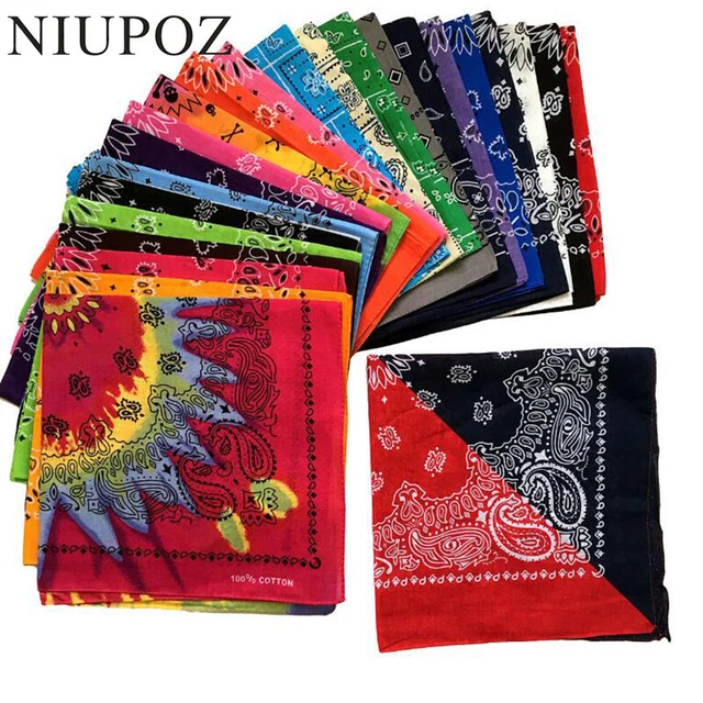 Fashion Bandana Square Scarf Paisley Headband Printed For Women/Men/Boys/Girls