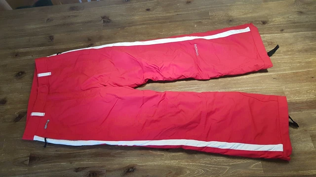 Spyder Skihose Kids Kinder, Größe 164, rot mit weißen Seitenstreifen
