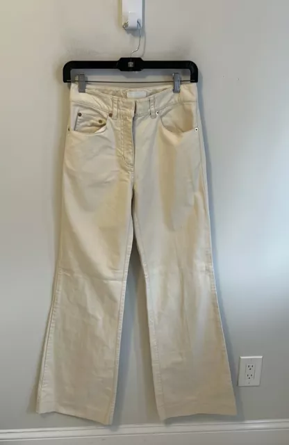 3.1 Phillip Lim Wide Leg Jeans Cream size 0