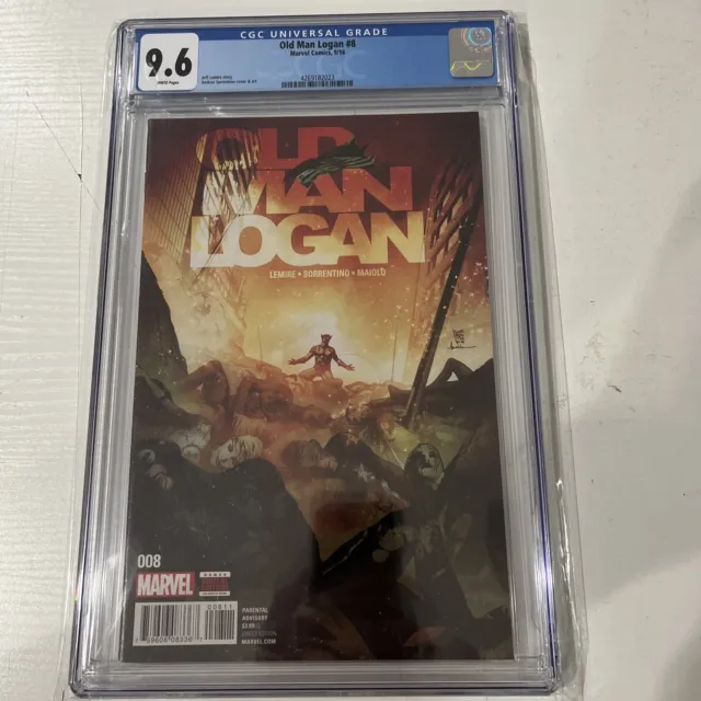 Wolverine: Old Man Logan #8 (Marvel,2016) This Book Is Mint + CGC 9.6 Great 🎁