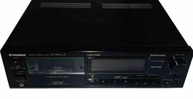 Pioneer CT 656 MKII Kassettendeck Tapedeck 3 Head