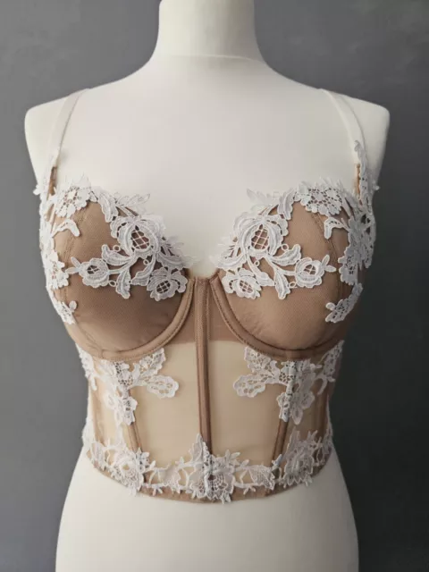 VICTORIA'S SECRET DREAM Angels Unlined Bra Top 34C, corset style, Bridgeton  vibe £55.00 - PicClick UK