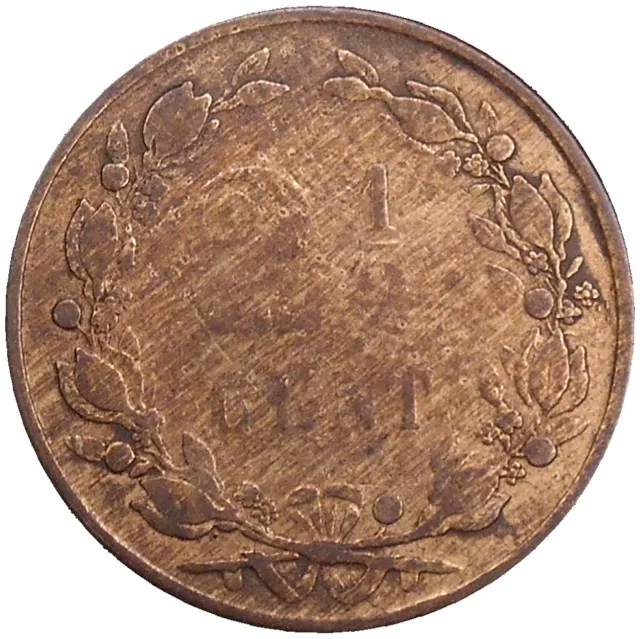 Netherlands Nederland 2 1/2 cent 1881 KM#108 Willem III (2510) 2