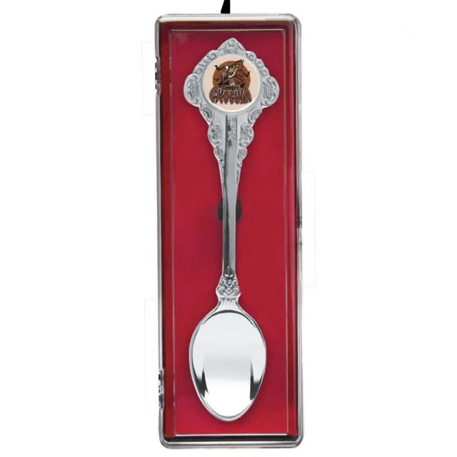 Count Chocula Monster Cereal Spoon Collectors Souvenir with hanging display case