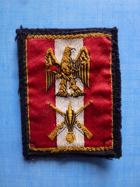 Insigne épaule 101ème Division Aéroportée US - Reproduction Historique Militaire - Langue Rouge - 6