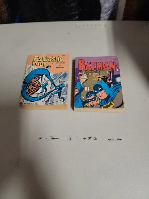 VINTAGE BATMAN THE Cheetah Caper And Fantastic Four Big Little Books