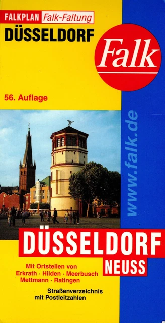 FALK STADTPLAN DÜSSELDORF 56. Auflage von ca. 2006 EUR 3,00 - PicClick DE