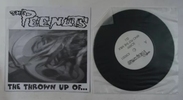 The Peenuts The Thrown Up Of... GER 7inch Vinyl Single 1998 Punk Ltd Nbd 500