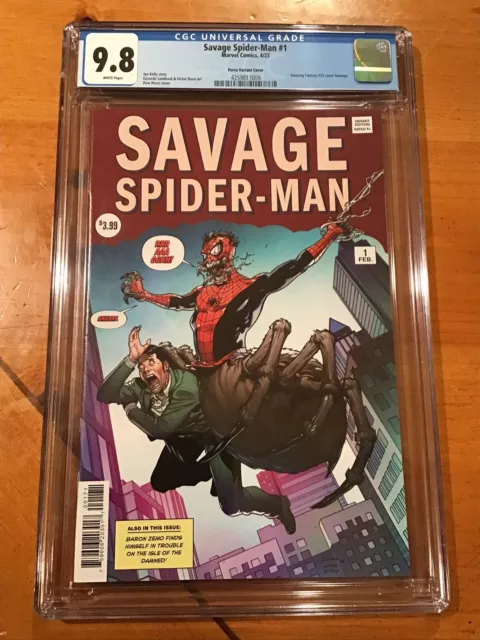 Marvel Comics Savage Spider-Man #1 Pepe Perez Variant CGC 9.8 Homage Cover
