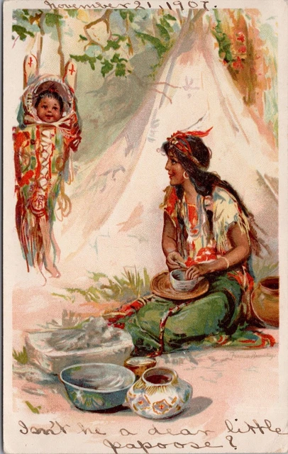 @1910 RPPC photo postcard aboriginal people Alert Bay B.C. (Canada) @1910 RPPC photo postcard aboriginal people Alert Bay B.C. (Canada)
