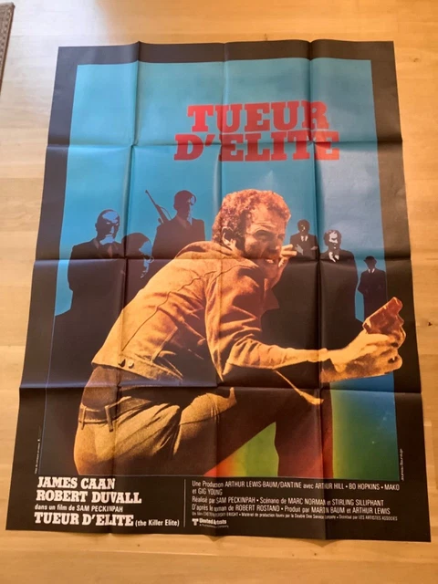 Affiche 120x160 « TUEUR D’ÉLITE « 1975-(THE KILLER ELITE)  CAAN- DUVAL-PECKINPAH
