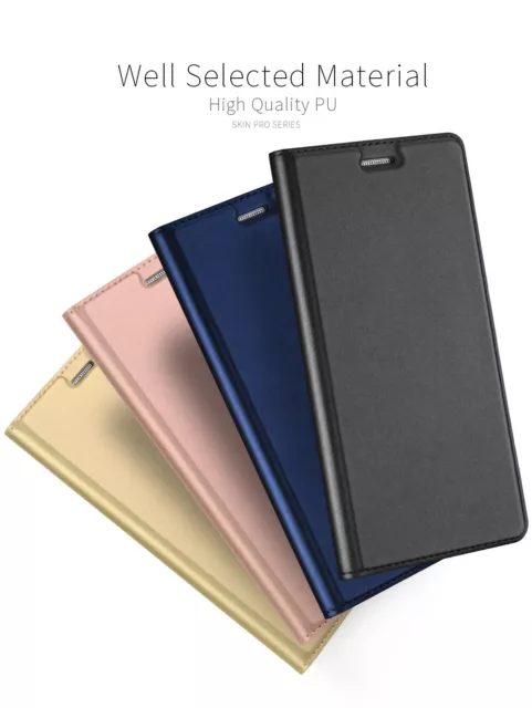 Luxury Magnetic Leather Wallet Card Slot Stand flip Cover UP Case For Samsung