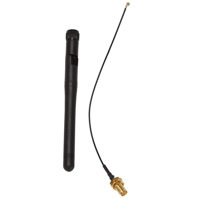 433MHZ ANTENNA 5DBI GSM RPSMA Plug Rubber Lorawan Antenna + IPX to SMA