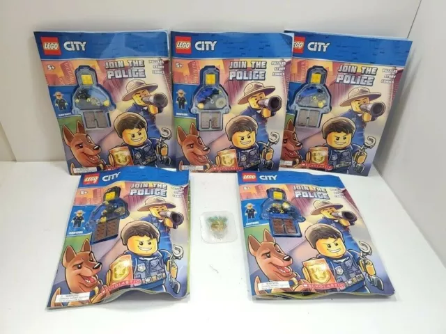 5-Pack LEGO CITY: Join the Police with Minifigure & LEGO Bionicle Mask Toy