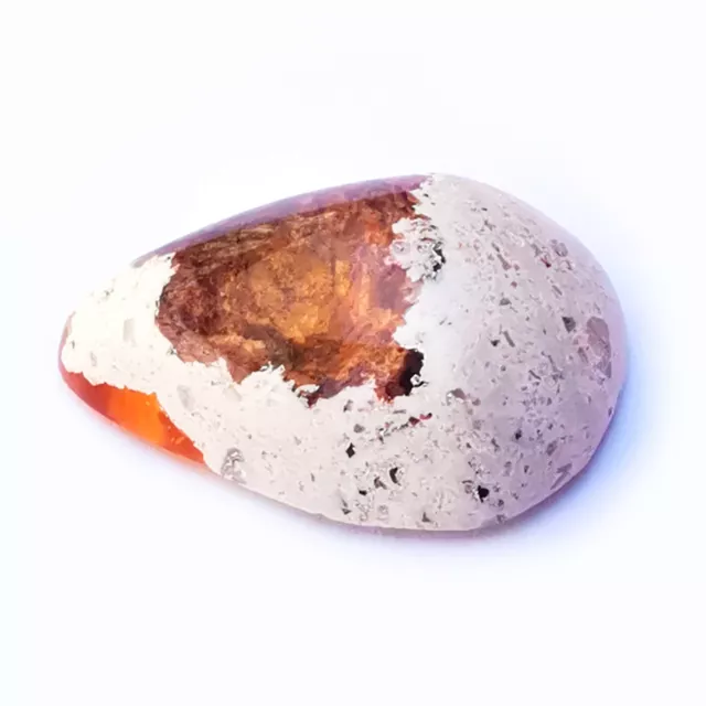 Opale de feu du Mexique Cantera orange 12,30 cts pierre précieuse de collection