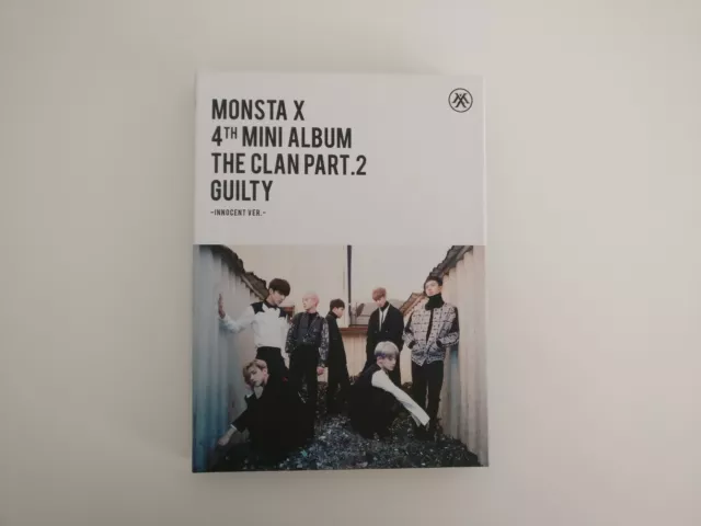 Monsta X The Clan Pt.2 Guilty Innocent Version Album Without Photocard 
