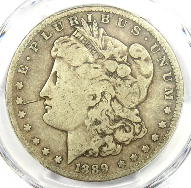 1889-CC Morgan Silver Dollar $1 Carson City Coin - Certified PCGS VG Details