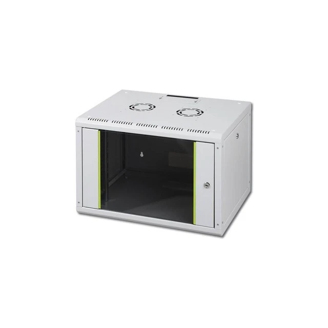 "Armadio da parete 19" 7U, 402x600x560 mm, RAL 7035, grigio, Digitus® [DN-19 07U-6/6]