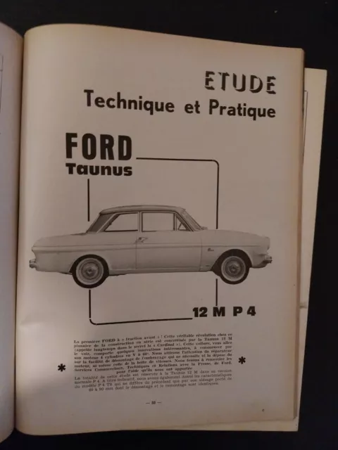 Revue Technique Ford Taunus 12 MP 4 1.2 1200 Rta ford taunus v4 1183 cm3
